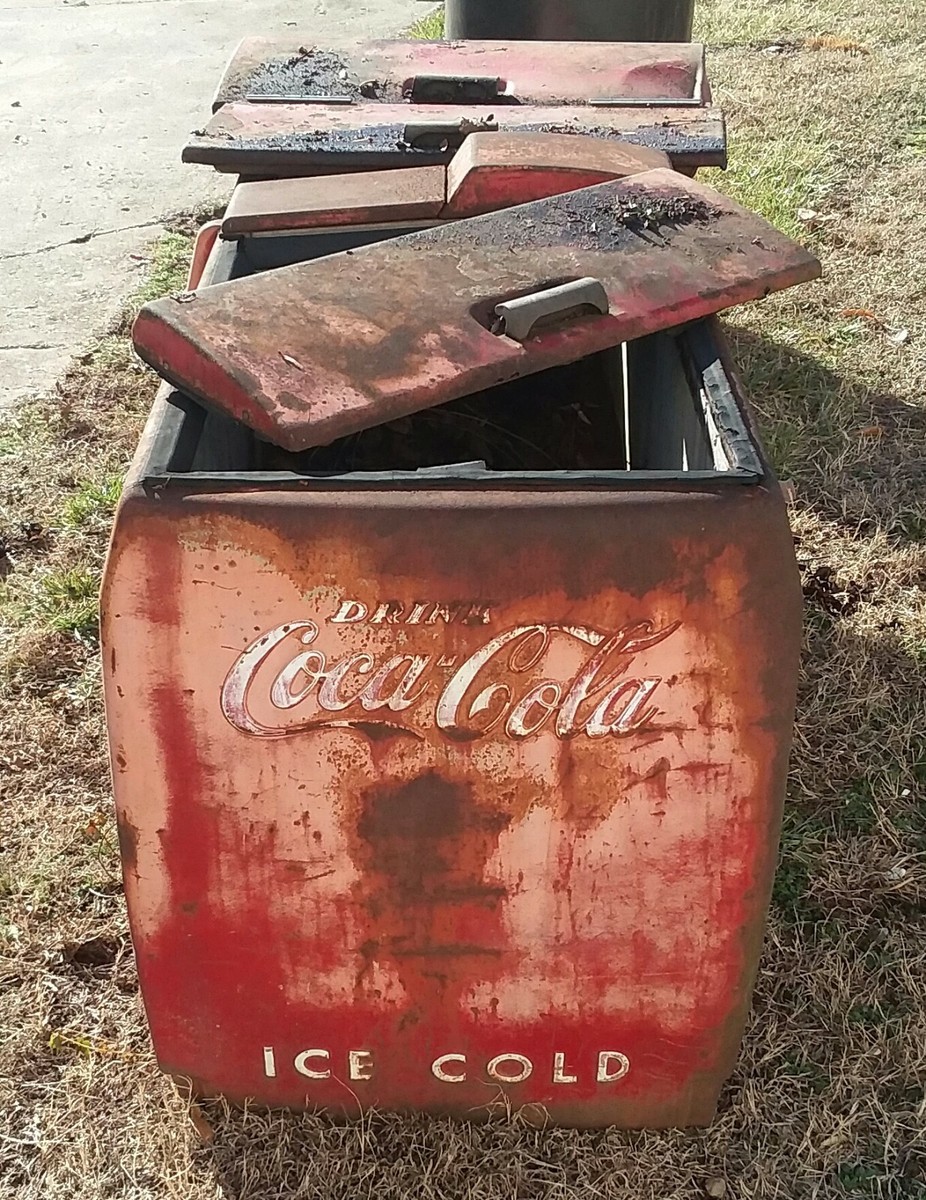 Vintage Coca Cola box Restoration item, multiple panels