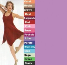 Halter Dress LILAC Child Large Dance Costume Lyrical Ballet Dress New