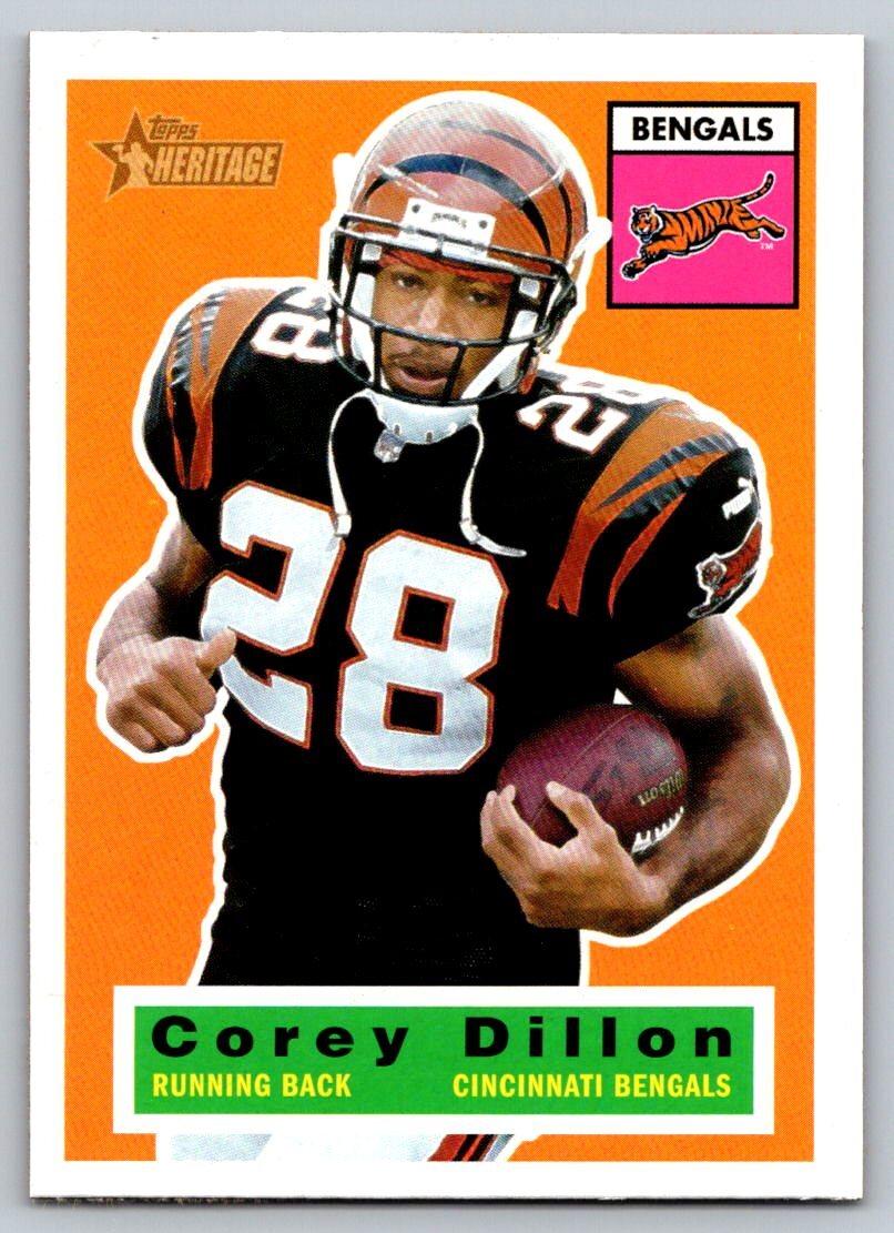 2001 Topps Heritage #51 Corey Dillon Cincinnati Bengals