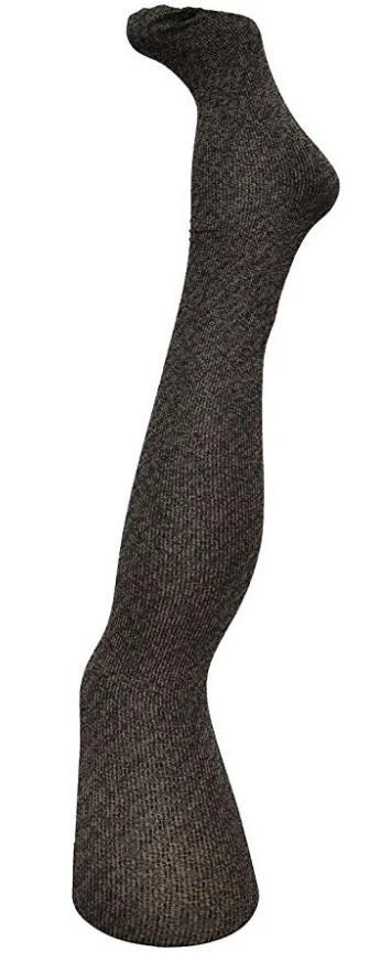 Meia-calça Hue manchada opaca com tampo de controle auburn preto marrom P/M nylon nova com etiquetas - Imagem 2 de 2