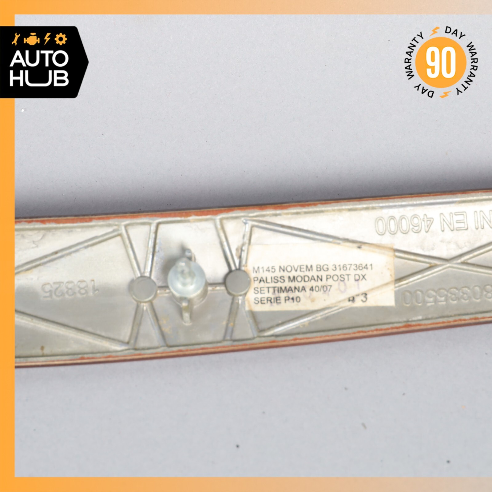 08-18 Maserati GranTurismo M145 Rear Right Side Door Panel Trim Wood OEM