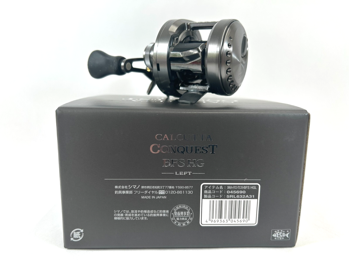 Shimano 23 CALCUTTA CONQUEST BFS HG Left 7.8 Casting Reel