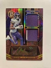 Ihmir Smith-Marsette 2021 GOLD STANDARD #268 ROOKIE DUAL PATCH RC AUTO # 06/49