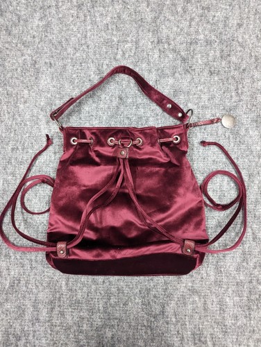 Simply Noelle velvet backpack, Shoulder Bag, Purse 3-In-1 Luxury Fairy Fun Soft - Picture 2 of 15
