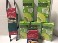 5 Boxes 50 Count Warm White LED Mini Lights Christmas Wedding W Hooks Organizer