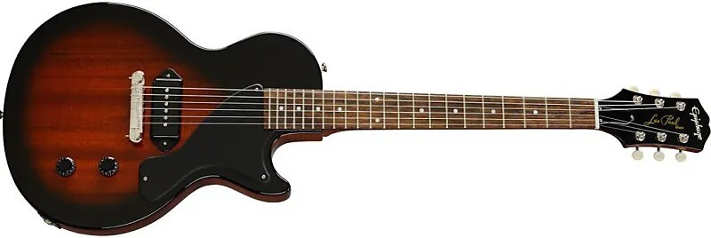 超美品 Epiphone LesPaul Junior 22年製 ブラウン 茶 Epiphone Les Paul Junior Electric Guitar - Tobacco Burst