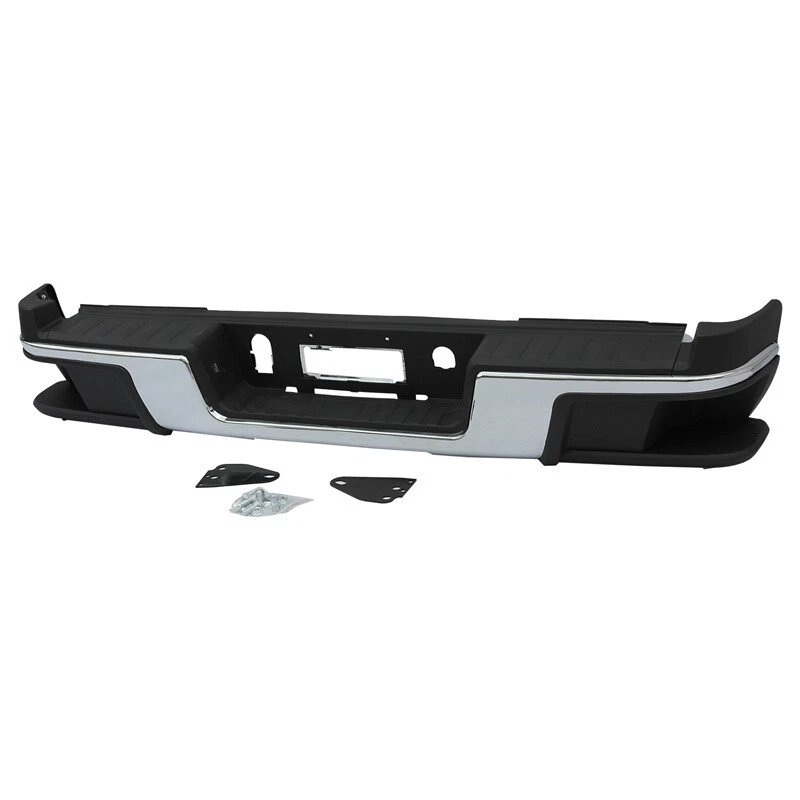 Chrome Rear Step Bumper W/O Sensors For Chevy Colorado GMC Canyon 2015-2022 Foto 4 de 4
