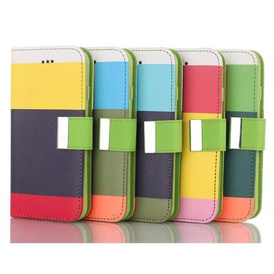 ENAPY iPhone 6 4.7'' & 6 Plus 5.5'' Leather Stand Wallet Case with Card Storage 