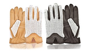 CHAUFFEUR MENS SOFT SHEEP LEATHER DRIVING GLOVES DRESS VINTAGE CLASSIC RETRO NEW