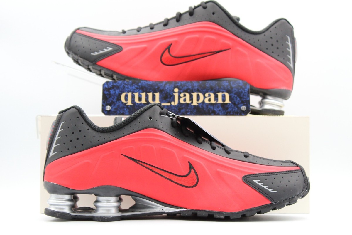 Size 7.5 - Nike Shox R4 University Red Black for sale online