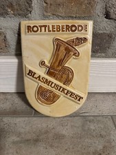 Altes Gipsrelief Blasmusikfest Rottleberode Harz DDR Blasmusik Volksmusik