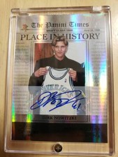 Used 2010 -11 Panini Contenders DIRK NOWITZKI Autograph Trading Cards Basketball