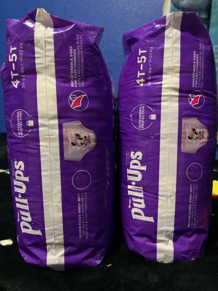 Huggies pull ups 4t-5t design feminino Minnie Mouse contagem 33  - Imagem 4 de 4