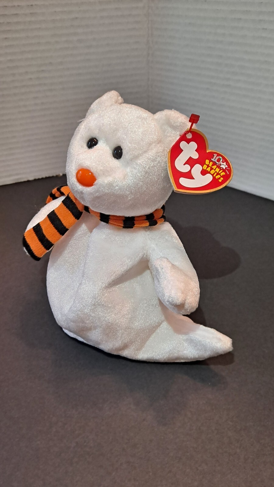 TY Beanie Baby QUIVERS the Ghost Bear (6.5 inch) MWMTs Stuffed