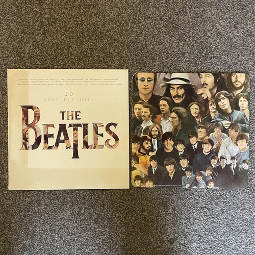 THE BEATLES 20 GREATEST HITS UK PARLOPHONE 12" VINYL LP WITH INNER 1st Label