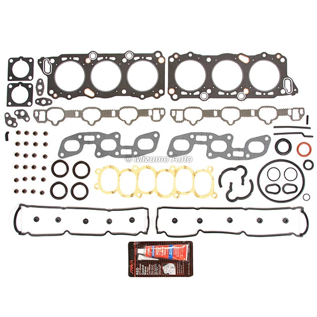 Juego de juntas de culata aptas para 90-97 Infiniti J30 Nissan 300ZX V6 3.0 DOHC VG30DE Foto 2 de 4