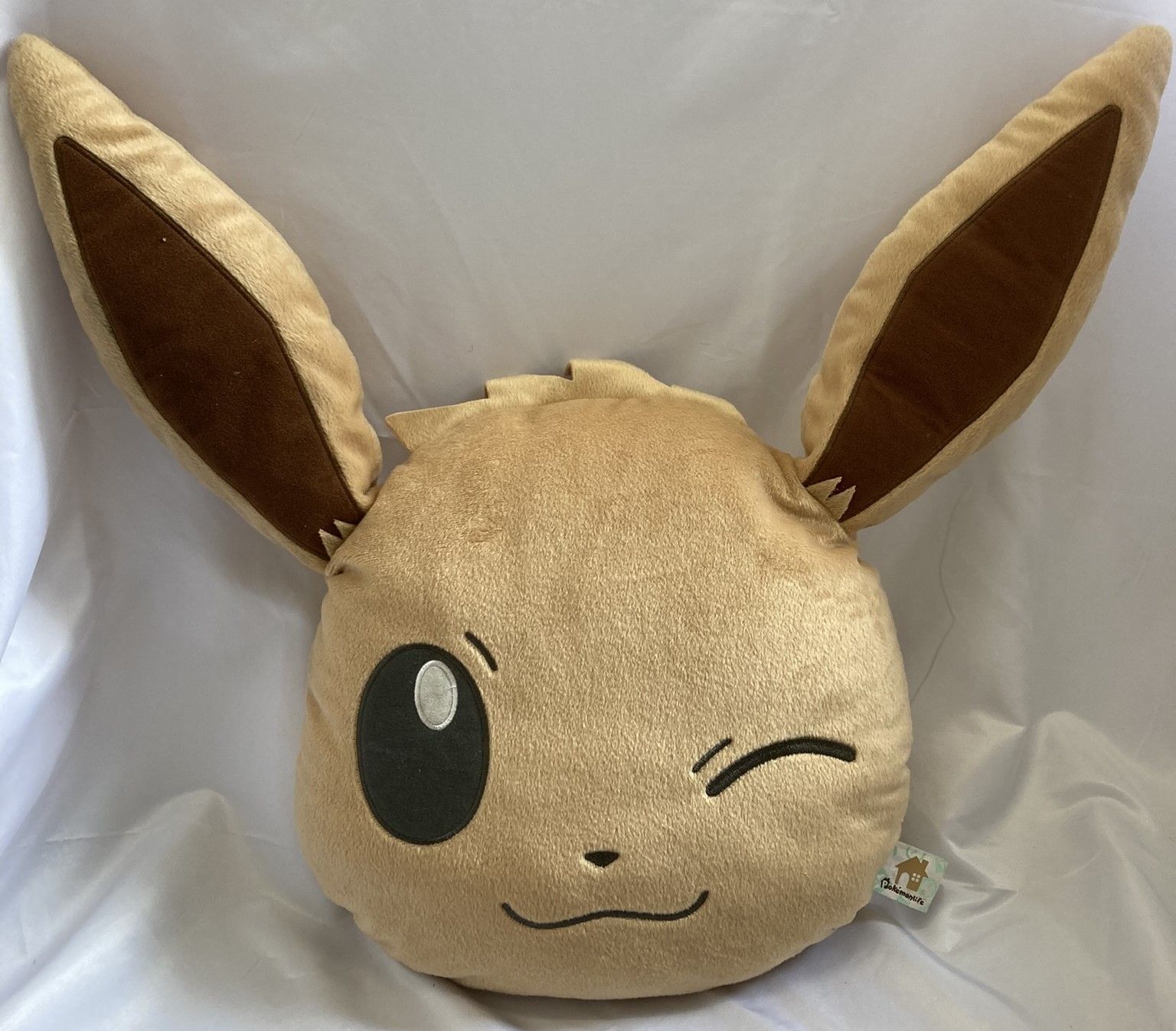 Cojín facial de felpa grande BANPRESTO Pokemon Eeeve 35 cm de Japón