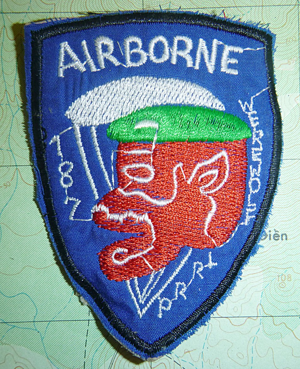PATCH - US RANGER - 187th AIRBORNE WERE WOLF - LURPS - LRRP