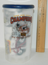 NEW ENGLAND PATRIOTS Super Bowl 38 XXXVIII 2004 VTG T-shirt in MUG Size L Brady
