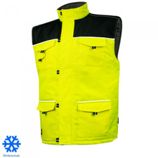 Arbeitsweste PROF-TOP Schutzweste gepolstert Winterweste Berufsweste gefüttert 