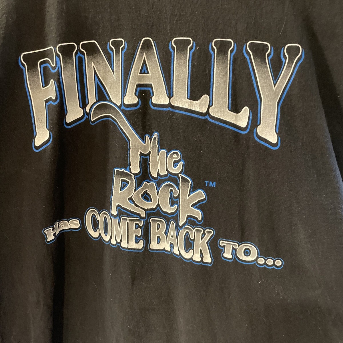 WWE WWF THE ROCK ホッケーシャツ　ゲームシャツ　ザ・ロック　古着 WWE WWF THE ROCK ホッケーシャツ ゲームシャツ ザ・ロック 古着 WWE