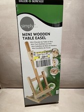 Daler-Rowney Simply Wooden Table Easel with Collapsible Base New In Box