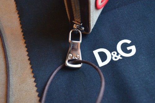 Dolce & Gabbana D&g Multicolore Emberoidered Toppe Zip & Sicuro Collana - Foto 6 di 9