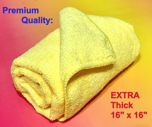 Rot Blau Gelb: Bestes Mikrofaser Reinigungstuch Handtuch 16"x16" Küche Party Auto - Bild 33 von 52