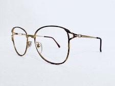 New AOSafety Tortoise Gold Metal Oval Retro Style Glasses Z87 YP9 53 16 135