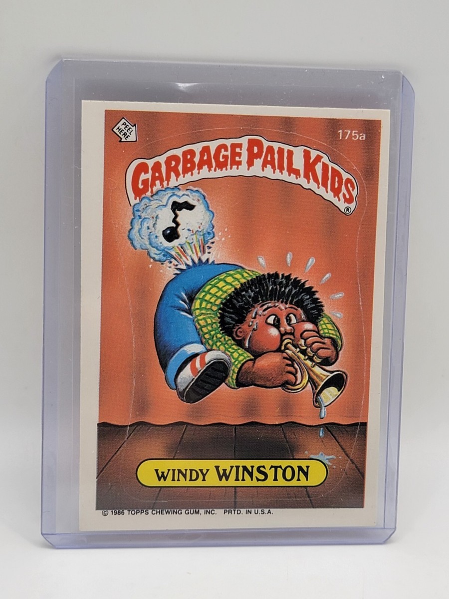 Windy Winston 1986 Topps Garbage Pail Kids Series 5 #175a GPK
