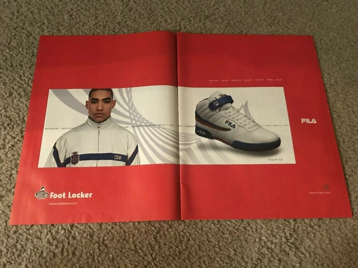 Aanbevolen Keizer Volgen Vintage 2004 FILA F-13 Basketball Shoes Foot Locker Poster Print Ad | eBay