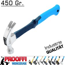 Schusterhammer Klauen Maurer Zimmermann Nagel Hammer Fiberglas ERGO 450 Gr.