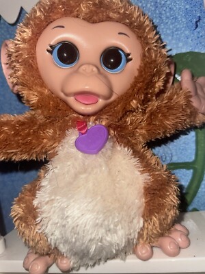 FUR REAL PETS TOY BABY MONKEY TALKING AND FULLY