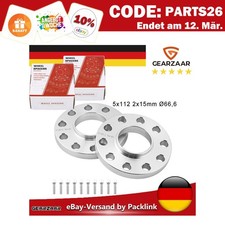 für Mercedes Spurverbreiterung Spurplatten 5x112 2x15mm Ø66,6 Distanzscheiben für Mercedes Spurverbreiterung Spurplatten 5x112 2x15mm Ø66,6 Distanzscheiben