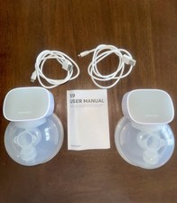 Gently Used Momcozy S9-D Wearable Electric Breast Pump - White