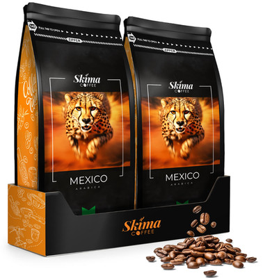 Kaffeebohnen 2 x 1 kg MEXIKO 100 % Arabica frisch geröstet für Vollautomaten