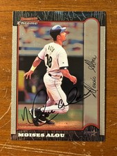 Signed 1999 Bowman Chrome - Moises Alou #8