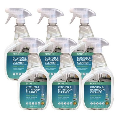 ECOS PRO PL97466CT Parsley Plus All-Purpose Kitchen/Bathroom Cleaner (6/CT) New