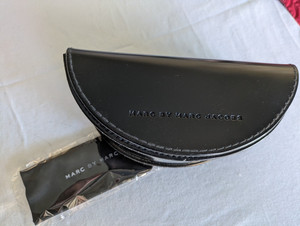 MARC BY MARC JACOBS Sunglass/eyeglass Case.  Black Patent Leather