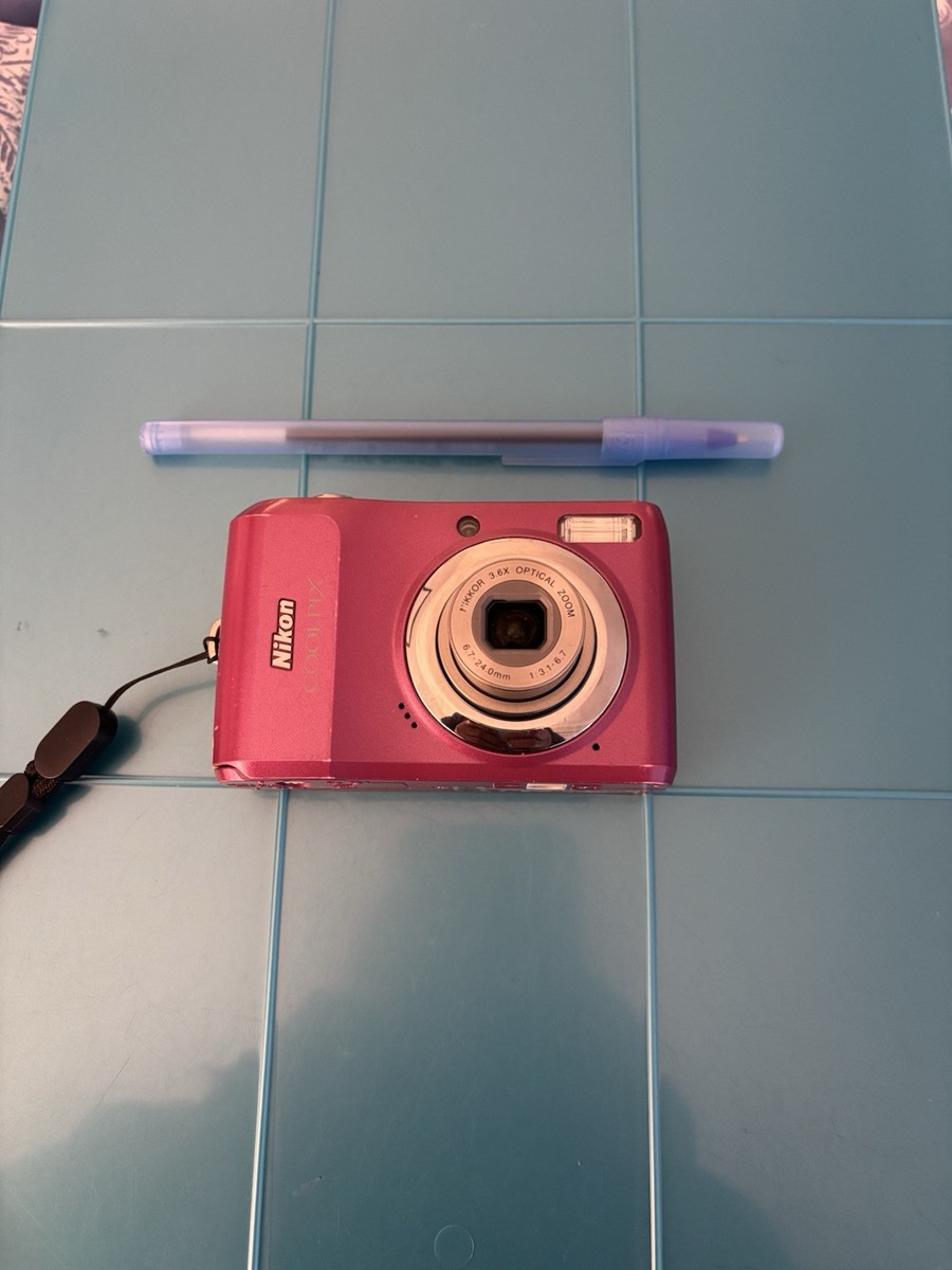 Nikon Coolpix L19-PINK-FUCHSIA -8.0 MP-Digital Camera & SD
