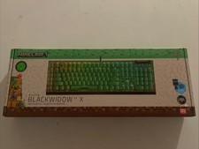Razer BlackWidow V4 X Minecraft Mechanical Clicky Gaming Keyboard