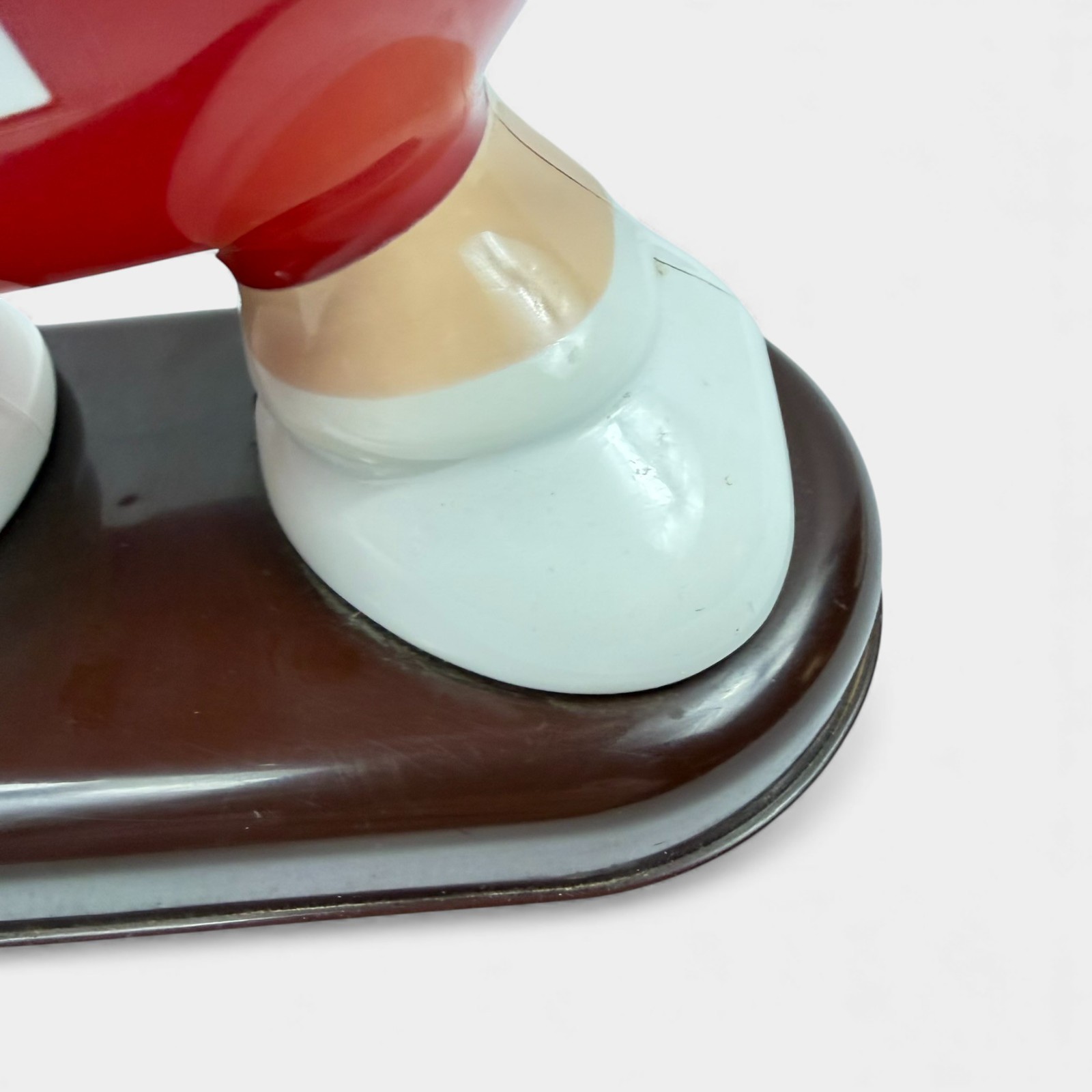 Vintage 1992 Round Red Mars M&M Candy Dispenser 90s M&Ms Americana