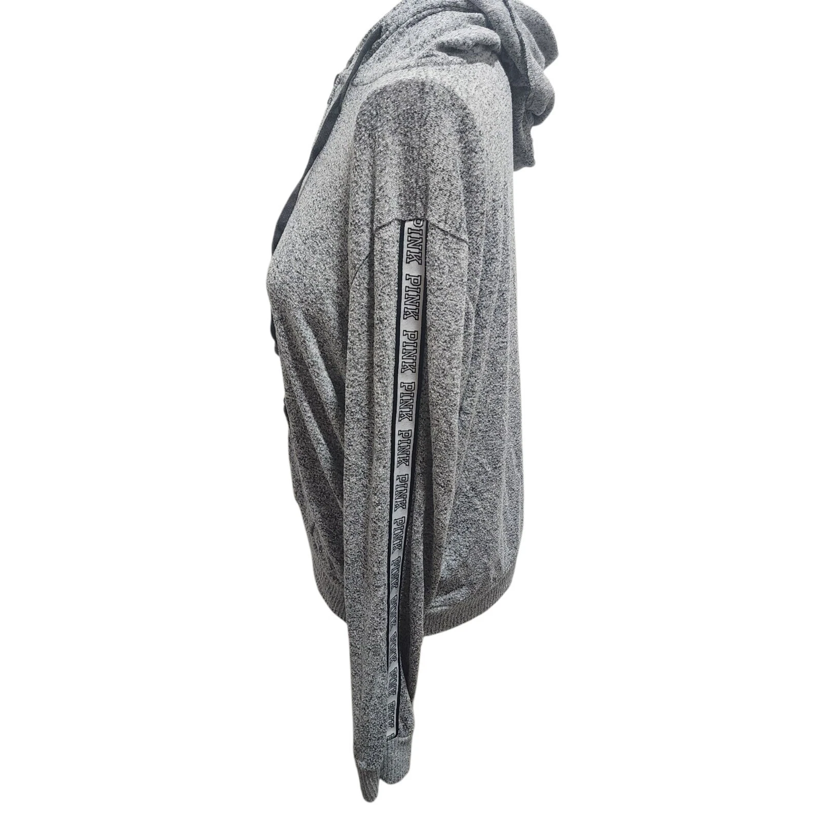 UNDERCOVER Felpa con cappuccio Victoria's Secret ROSA full zip donna taglia L loungewear semplice casual accogliente