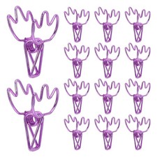 50 PCS Metal Gable Clip Binder Clips Notes Letter Paper Organizer File Folder