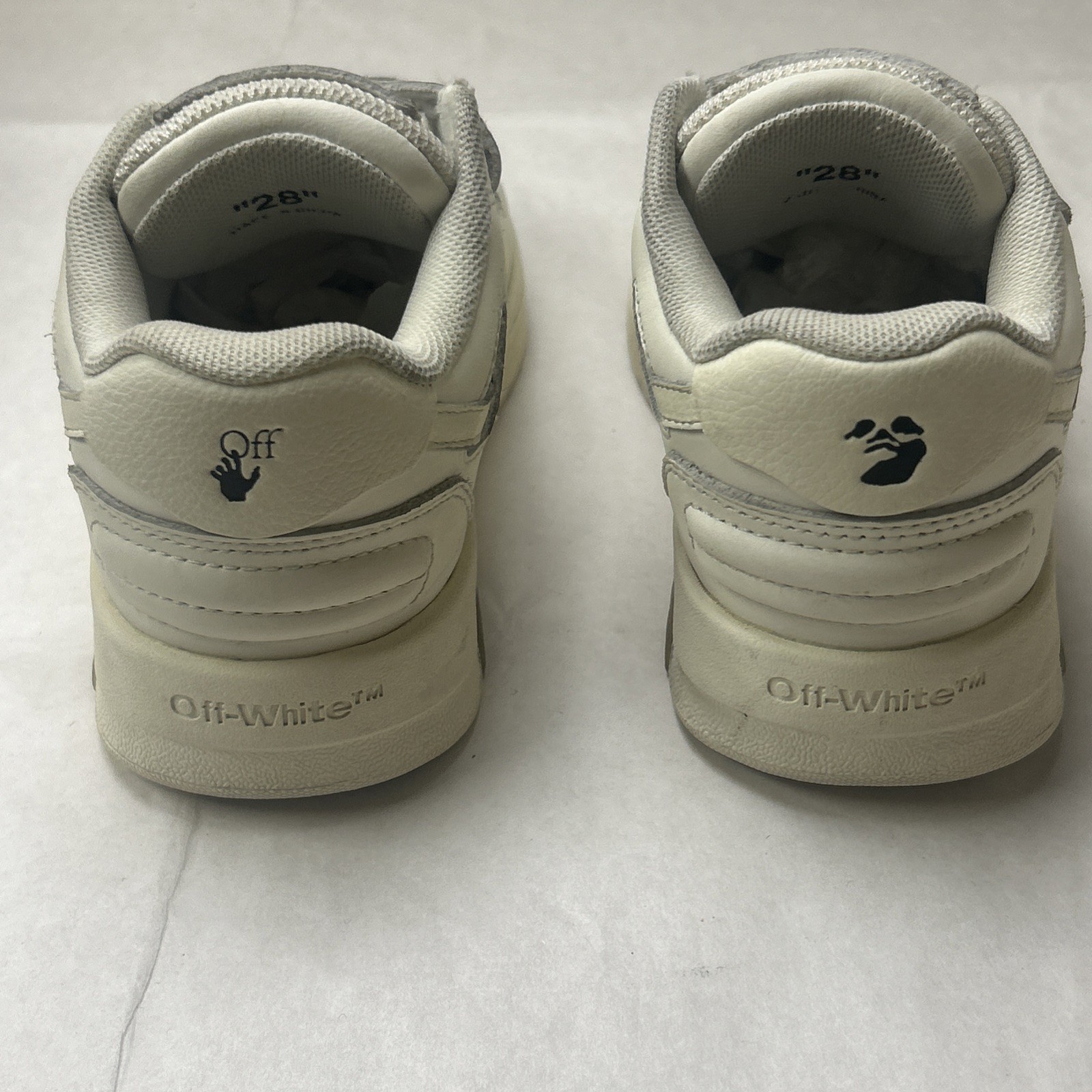 Off-White Kids OOO Strap Sneakers White Size 28 OBIA008F22LEA001010 thumbnail 7