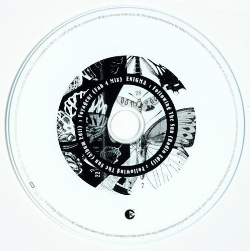 Enigma Following The Sun Virgin, EMI CD, Single, Copy Prot. 2003 - Picture 4 of 4