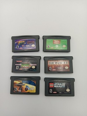 Gameboy Advance SP games  6 Great Games from Star Wars, Ninja Turtles