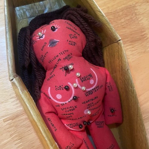 ESTATE VINTAGE BLACK MAGIC VOODOO DOLL - Picture 2 of 4