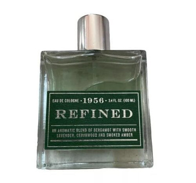 Tru Fragrance 1956 Refined Eau De Cologne For Men 3.4 fl oz BERGAMOT CEDARWOOD