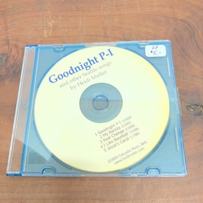 Heidi Muller   Goodnight P-I CD 2009 Folk Seattle Cascadia Music EP